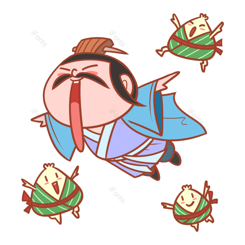 端午图片,卡通元素,端午节PNG,粽子免抠素材